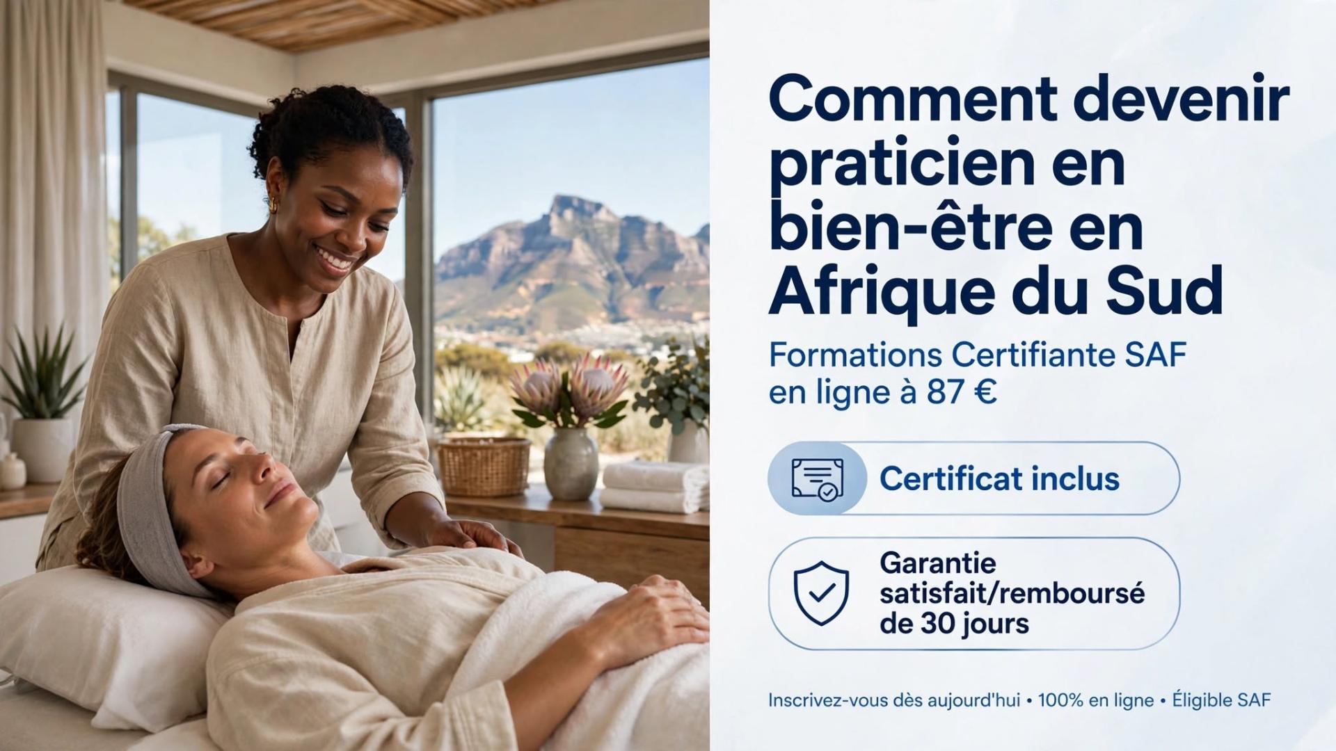 Comment devenir praticien en bien etre en afrique du sud
