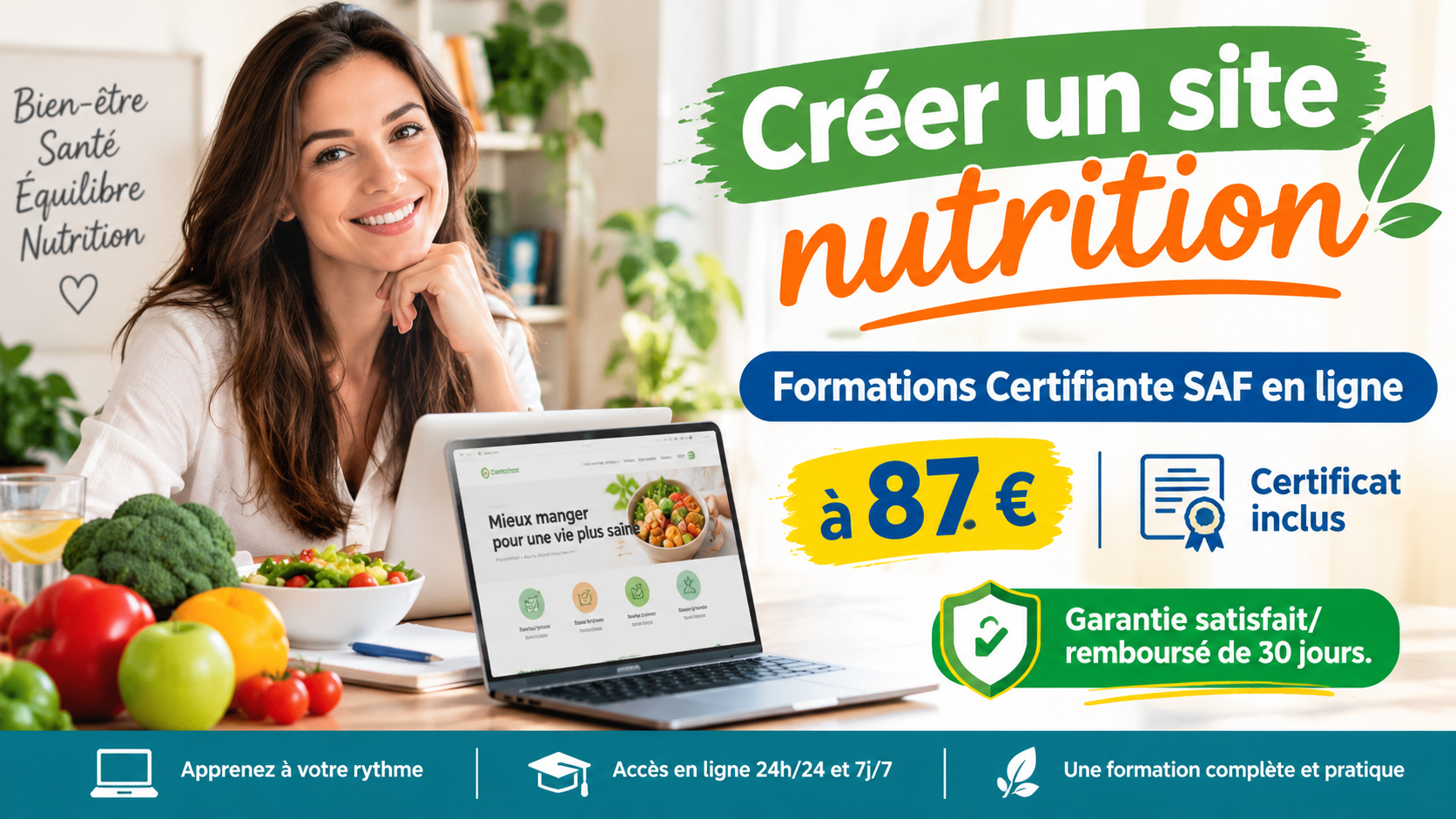 Creer un site nutrition